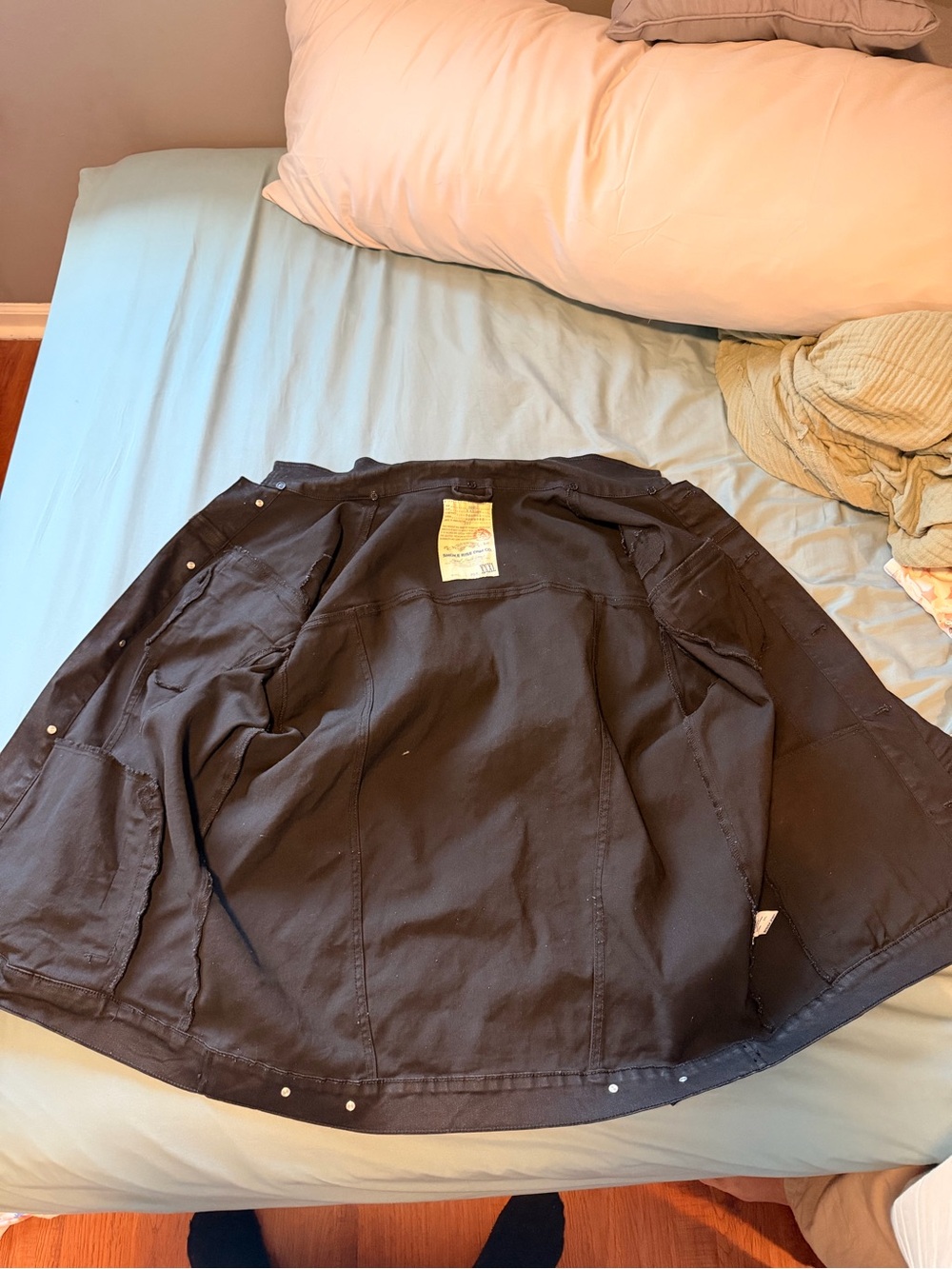 Men's Lightweight Black Shirt Jacket - Casual Button-Front